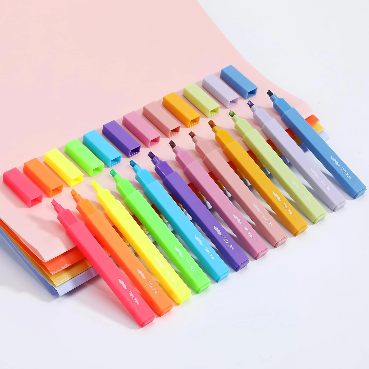 Aesthetic Bible Highlighters, 12 Pack, Vibrant Colors, No-Bleed Ink, Chisel Tip - Image 7