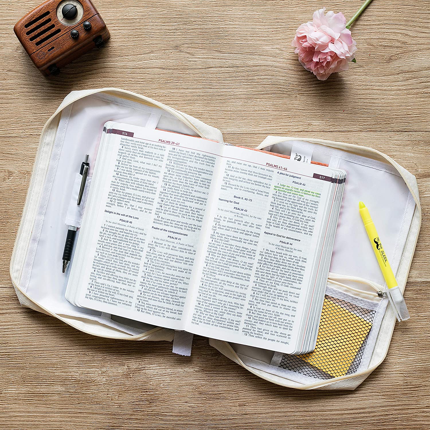 Bible Case, Bible Bag, Bible Covers, Bible Holder, Bible Bags Canva, Study Bible Case, Bible Cases, Bible Covers for Women, Covers for Bible, Bible Cover Case - Image 3