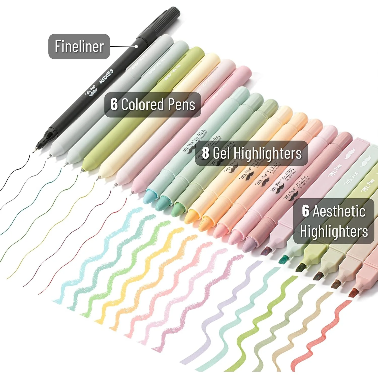 Bible Journaling Kit, 31 Pcs — Pens, Highlighters, Tabs, Bookmarks & Sticky Notes, No Bleed Bible Study Set - Image 2