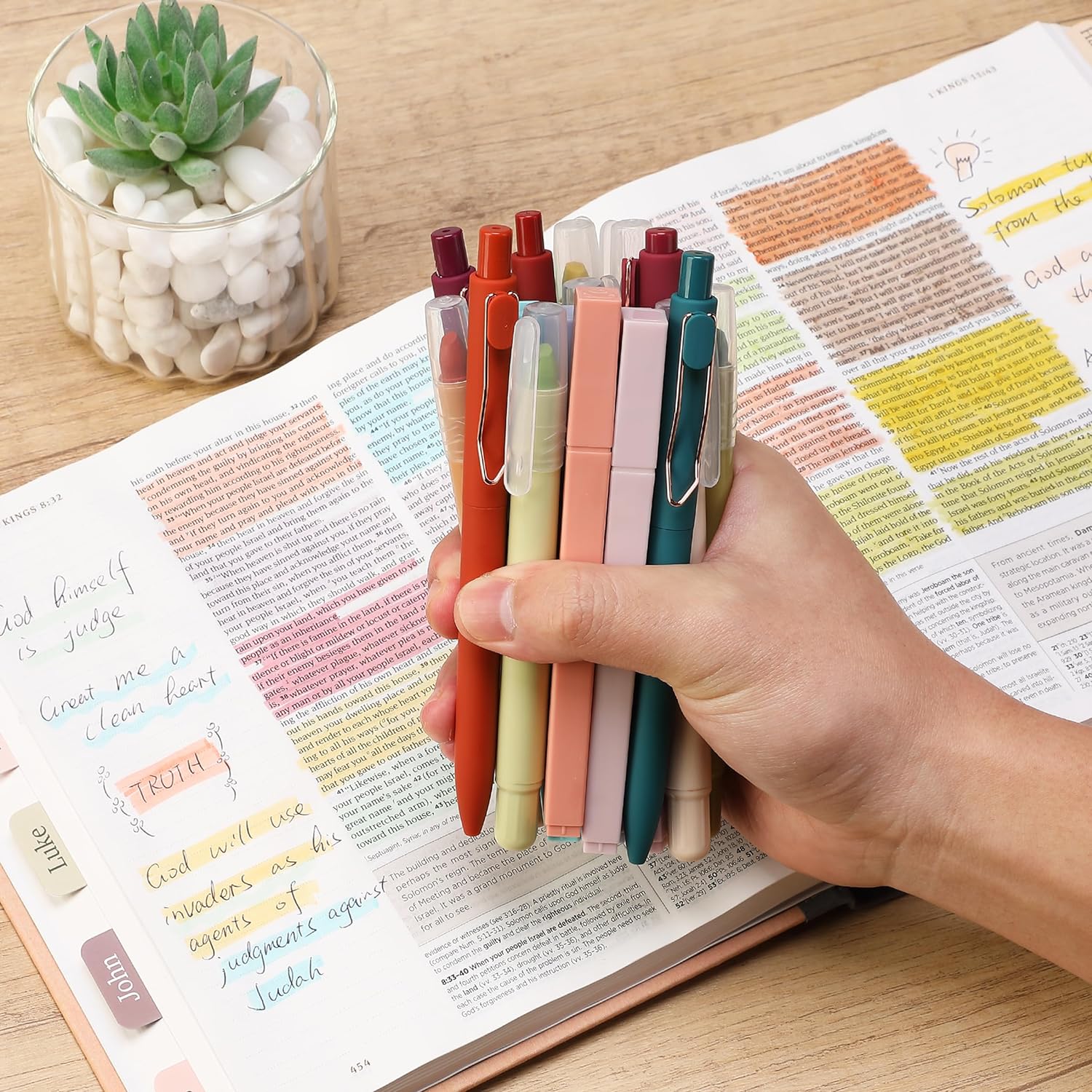 Bible Journaling Kit, 28 Pcs — Bible Case, No Bleed Pens, Highlighters & Tabs - Image 5