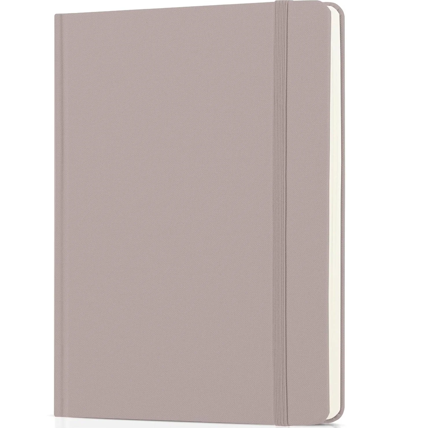 Mr. Pen- Dotted Journal Notebook, 5.7"x8.3", 160 Pages, Fabric Hardcover, Brown Bullet Journal Notebook