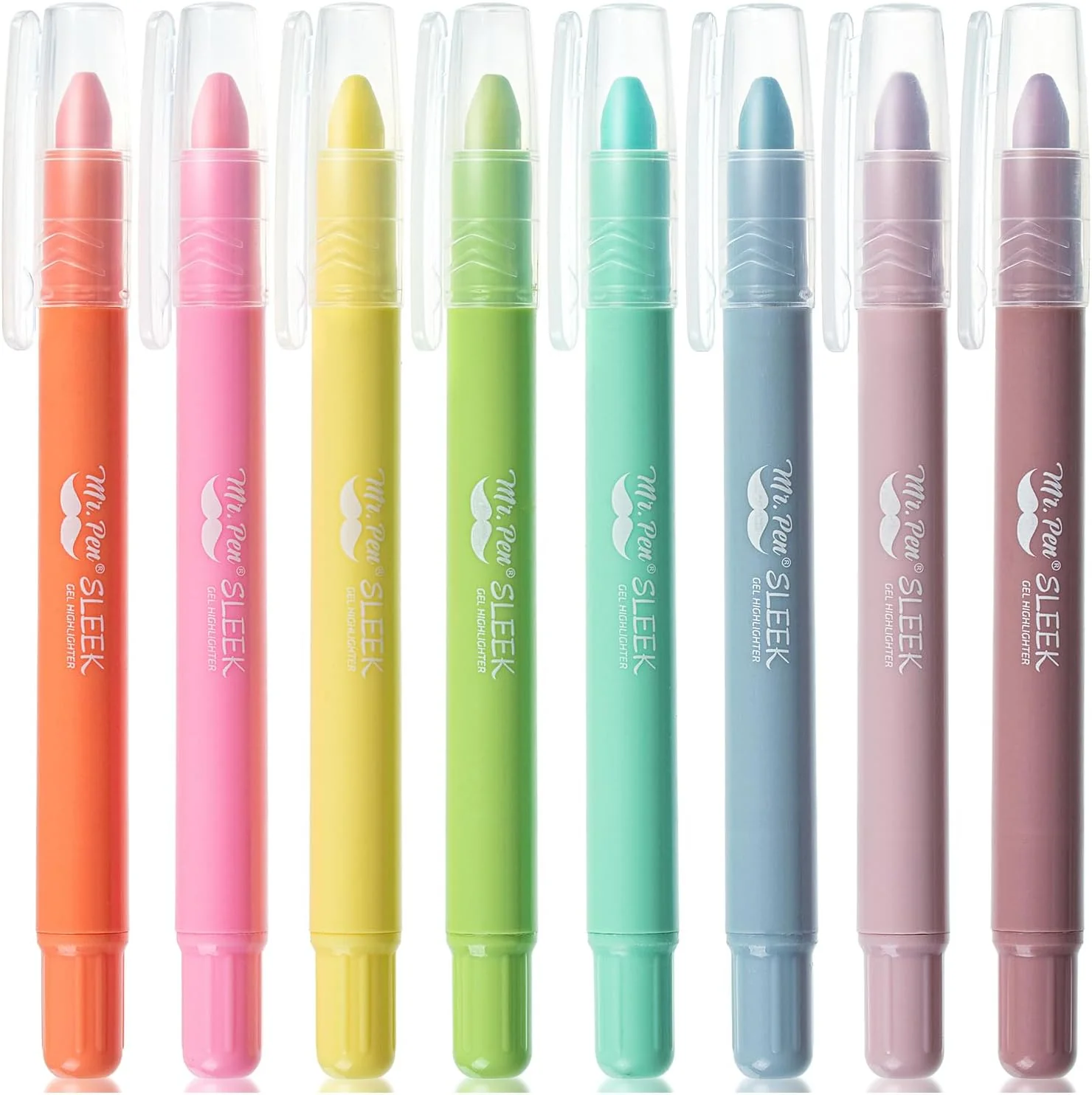 Mr. Pen- Gel Highlighter, 8 Pack, Assorted Colors, Bible Highlighters No Bleed