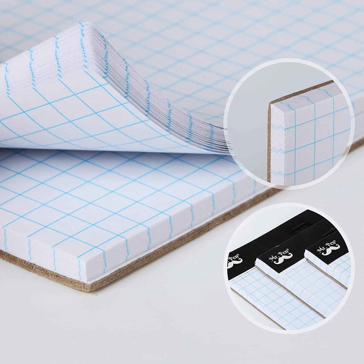 Graph Paper Pad 11 x 8.5, 4x4 Grid (4 Squares/Inch), 55 Sheets, Quad Ruled - Image 13