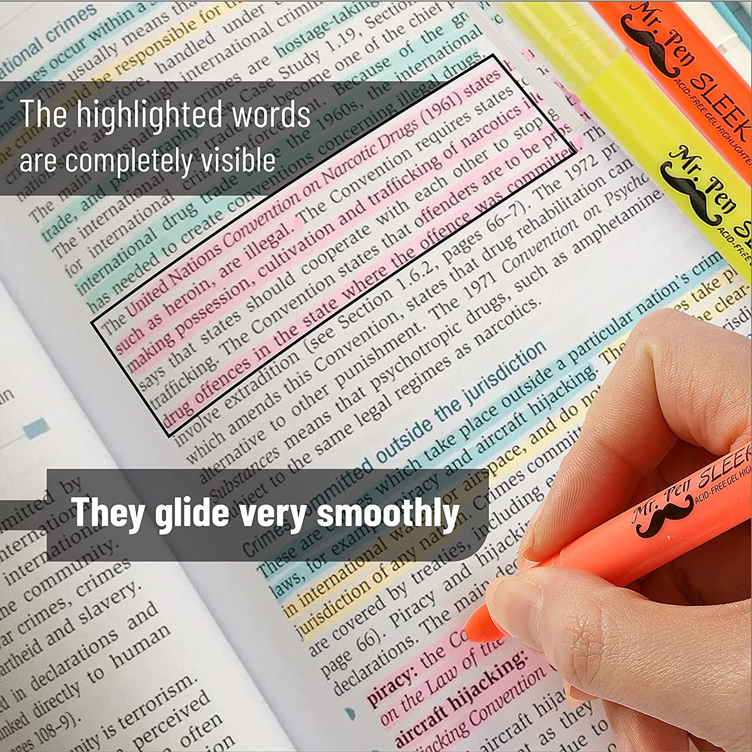Bible Gel Highlighters, 8 Pack, Assorted Colors, No-Bleed, Twist-Up Design, Sharpenable Tips, Journaling & Study - Image 2