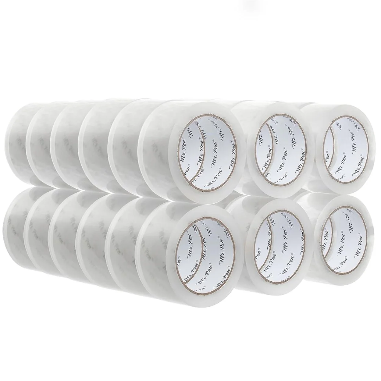 Bulk Clear Packing Tape 36 Pack, 2” Wide, 60 Yards, Shipping Tape