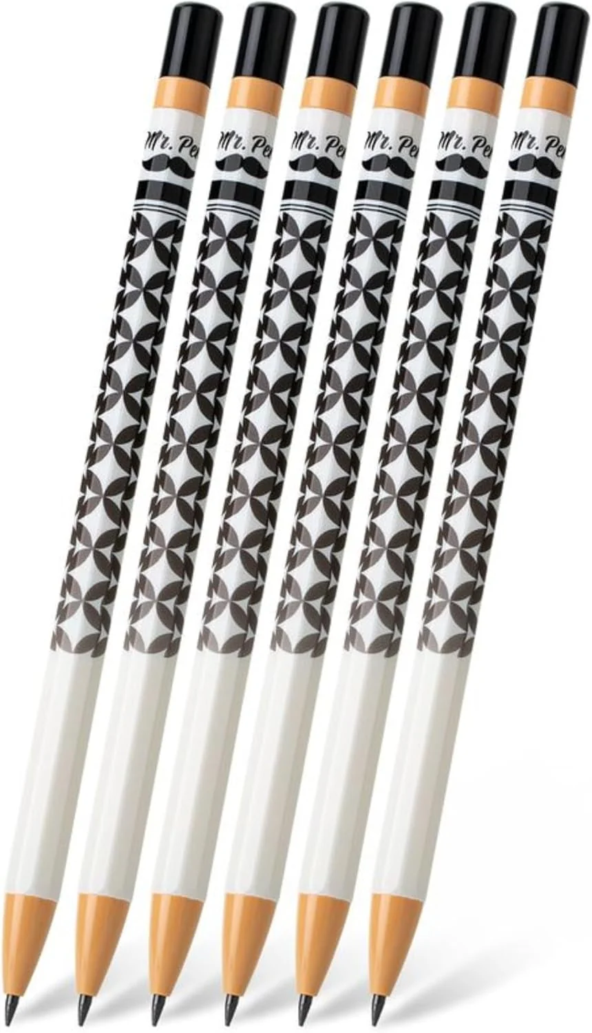 Rotary Mechanical Pencil Set, 6 pcs, Twist Design, HB Style