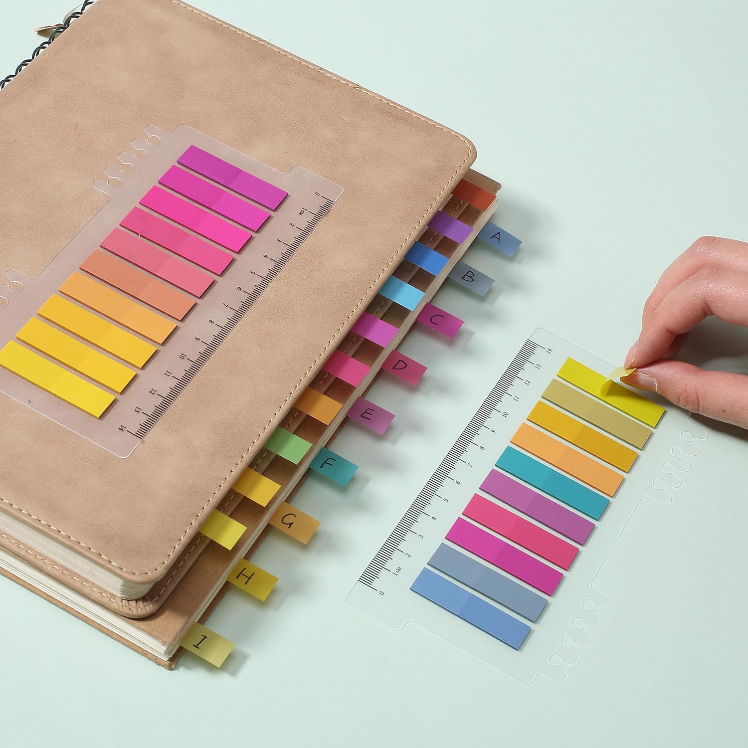 Sticky Tabs 3200 Pcs, Colorful Transparent Book Tabs, Page Markers, Index Tabs for Notes & Organizing - Image 8