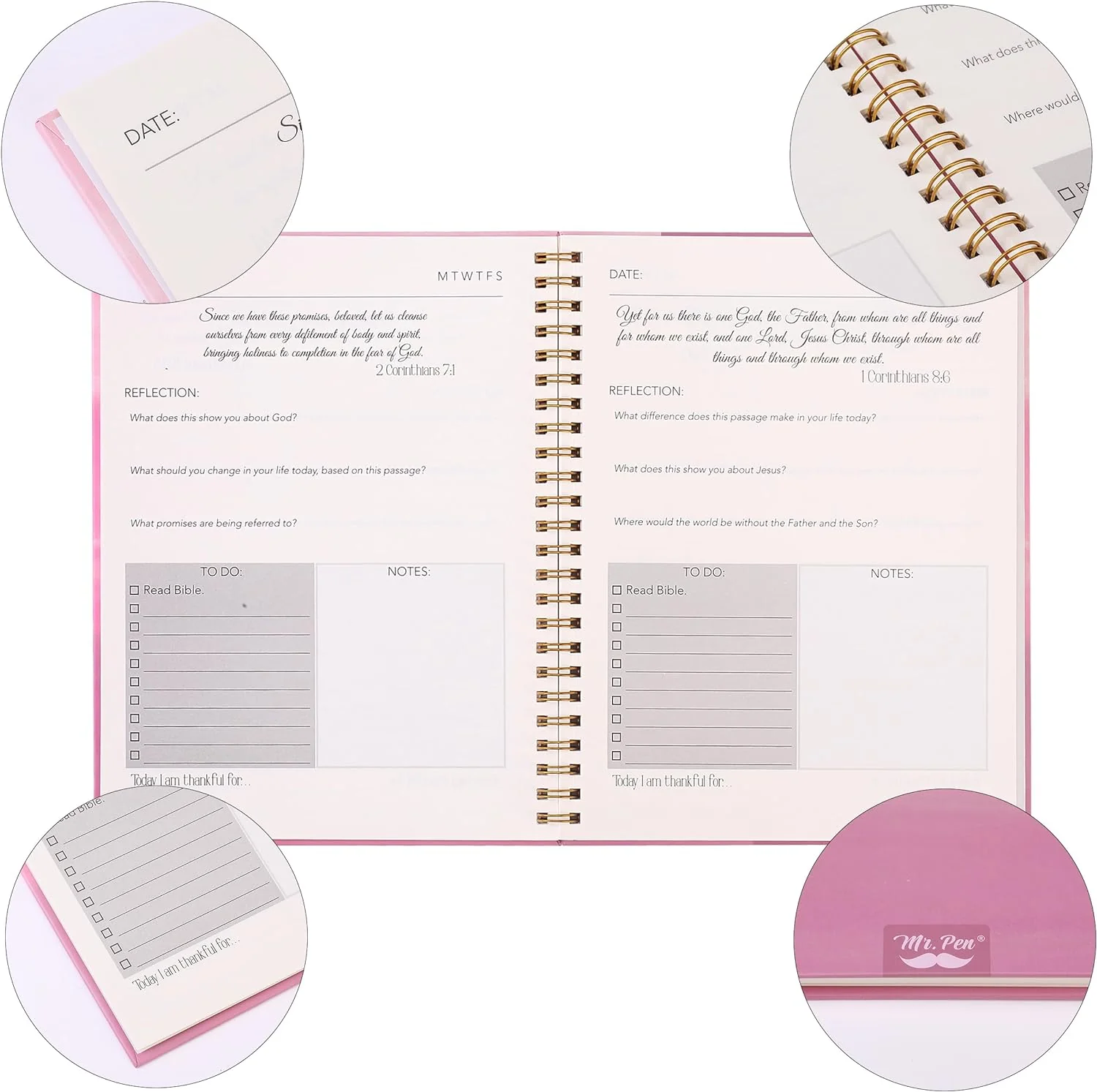 Bible Journaling Kit, Bible Highlighters and Pens No Bleed, Bible Study Kit, Journaling Kit for Women and Gift, Bible Tabs and Highlighter Set - Image 8